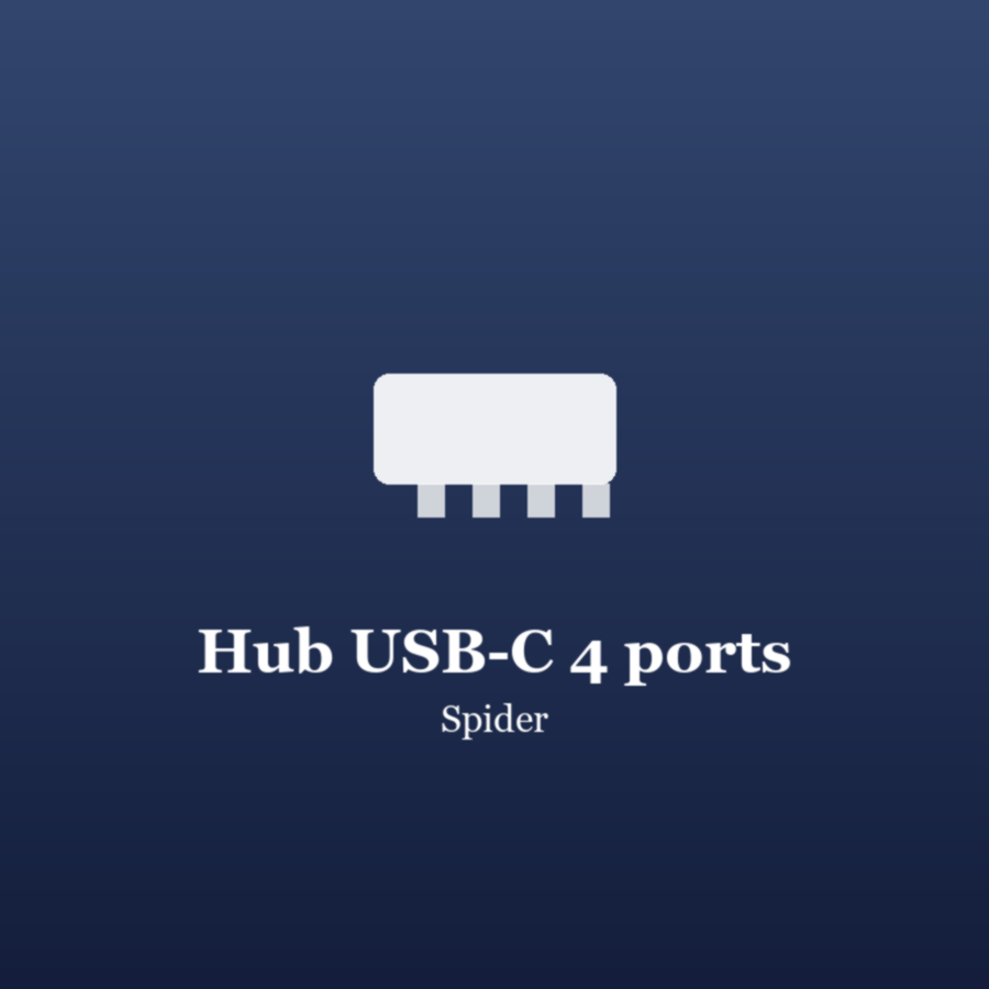 Hub USB-C 4 ports - Spider