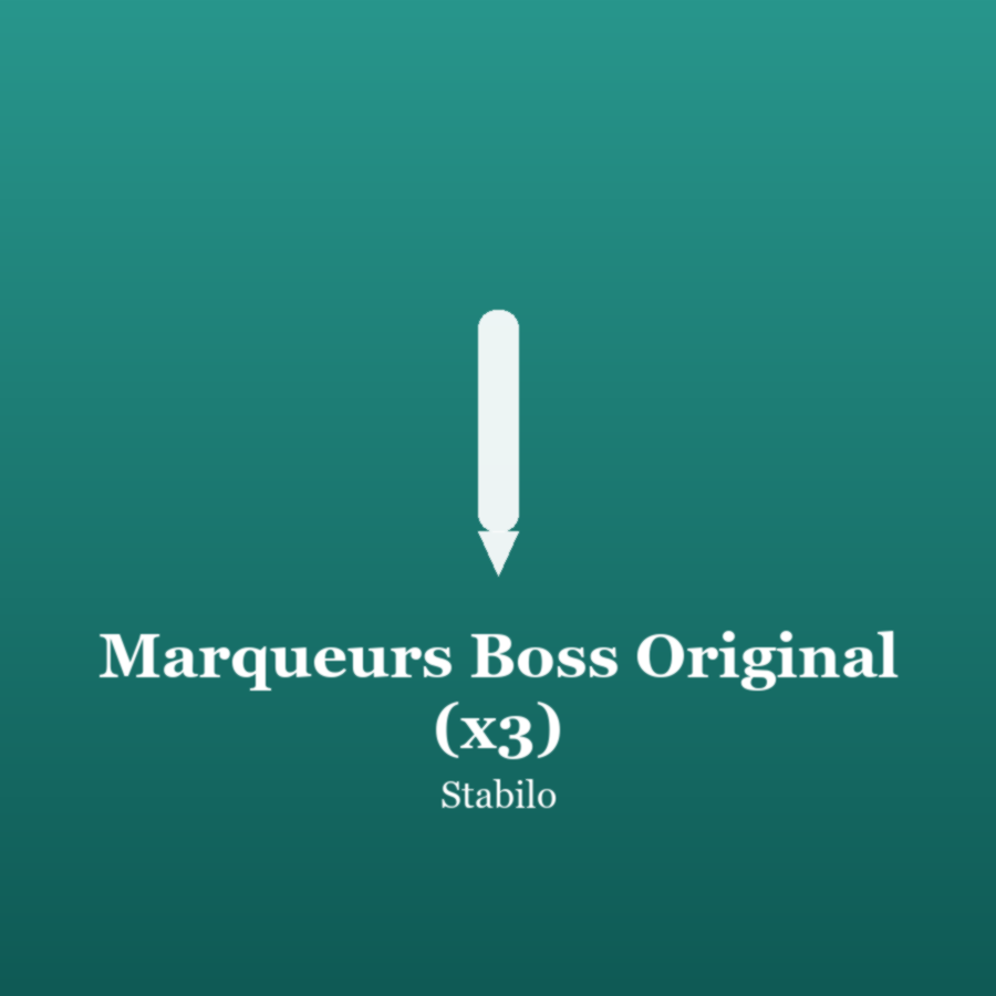 Marqueurs Boss Original x3 - Stabilo